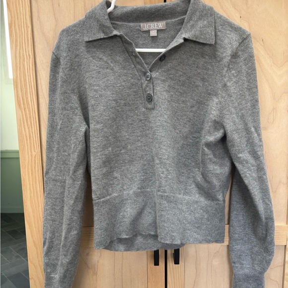 J. Crew Tops - J. Crew Featherweight Cashmere Blend Sweater